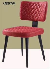 Καρέκλα Vesta  με ξύλινο σκελετό  41x45x90cm