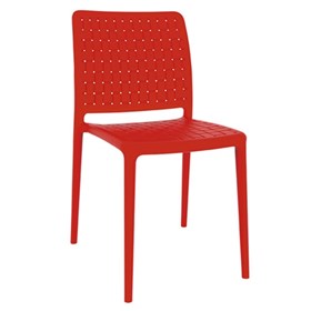 Καρέκλα Πολυπροπυλενίου Κόκκινο Εξωτερικού Χώρου 47x56x84 FAME-S -  39-2020